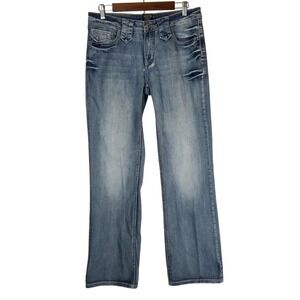 Cowgirl Up Jeans‎ Womens Size 10 31 X 35 Low Rise Light Wash Western Rodeo